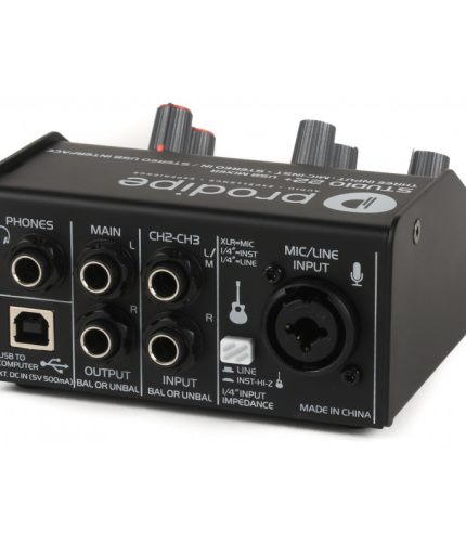 TARJETA DE SONIDO PRODIPE STUDIO 22 PLUS